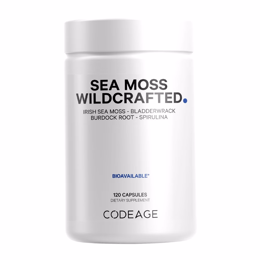 Codeage Sea Moss Wildcrafted Spirulina 120 Capsules 1