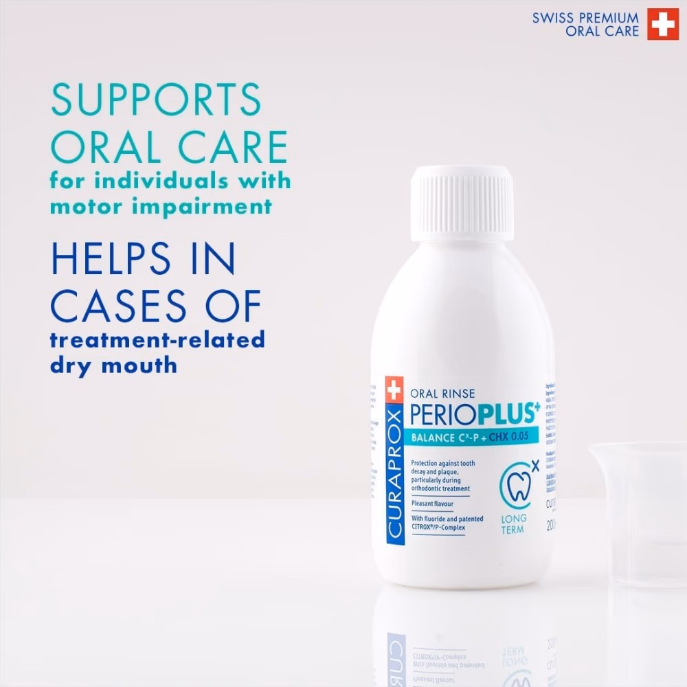 Curaprox Perio Plus Balance Mouthwash 200ml CHX 0.05% 3