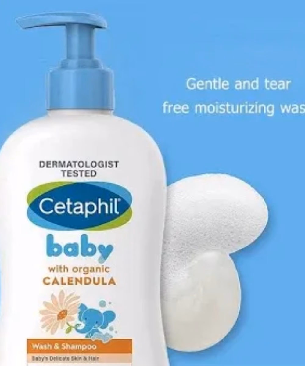 Cetaphil Baby Wash & Shampoo With Organic Calendula 400ml 2