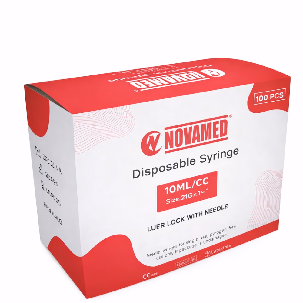 Novamed Syringe 10 Ml 21 Gauge 100 s 1