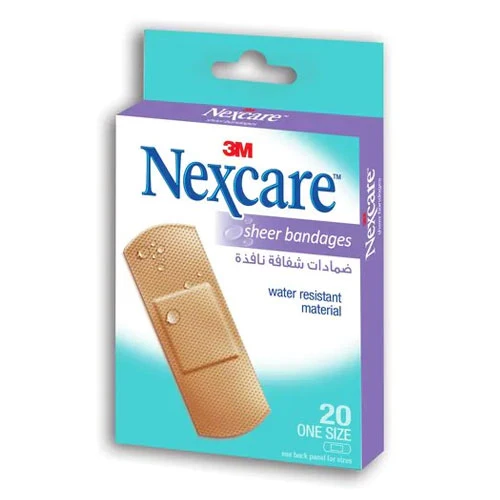 3M Nexcare Sheer Bandages - One Size - 20 Bandages 1