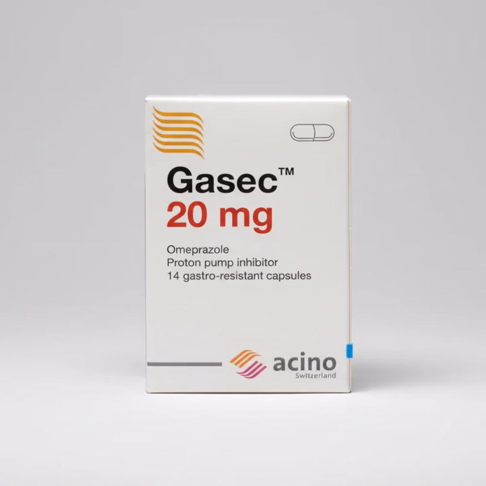 Gasec 20mg Capsules | Pack of 14 1