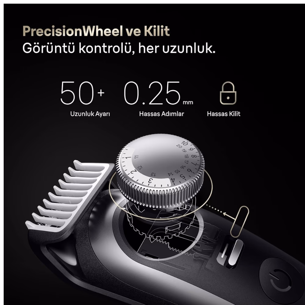 Braun Series 9 Beard Trimmer Silver Matte Box BT9520 3
