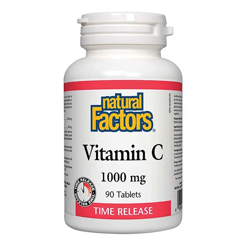 Natural Factors Vitamin C Time Release 1000 MG 90 Tablets 1