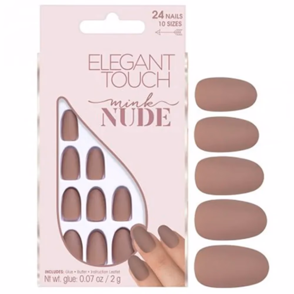 Elegant Touch Mink Nude Nails 24s