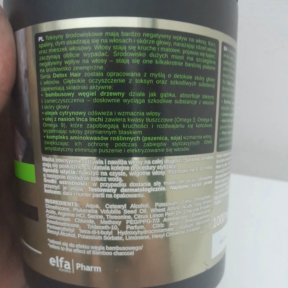 Dr. Sante Detox Hair Shampoo 1000ml 3