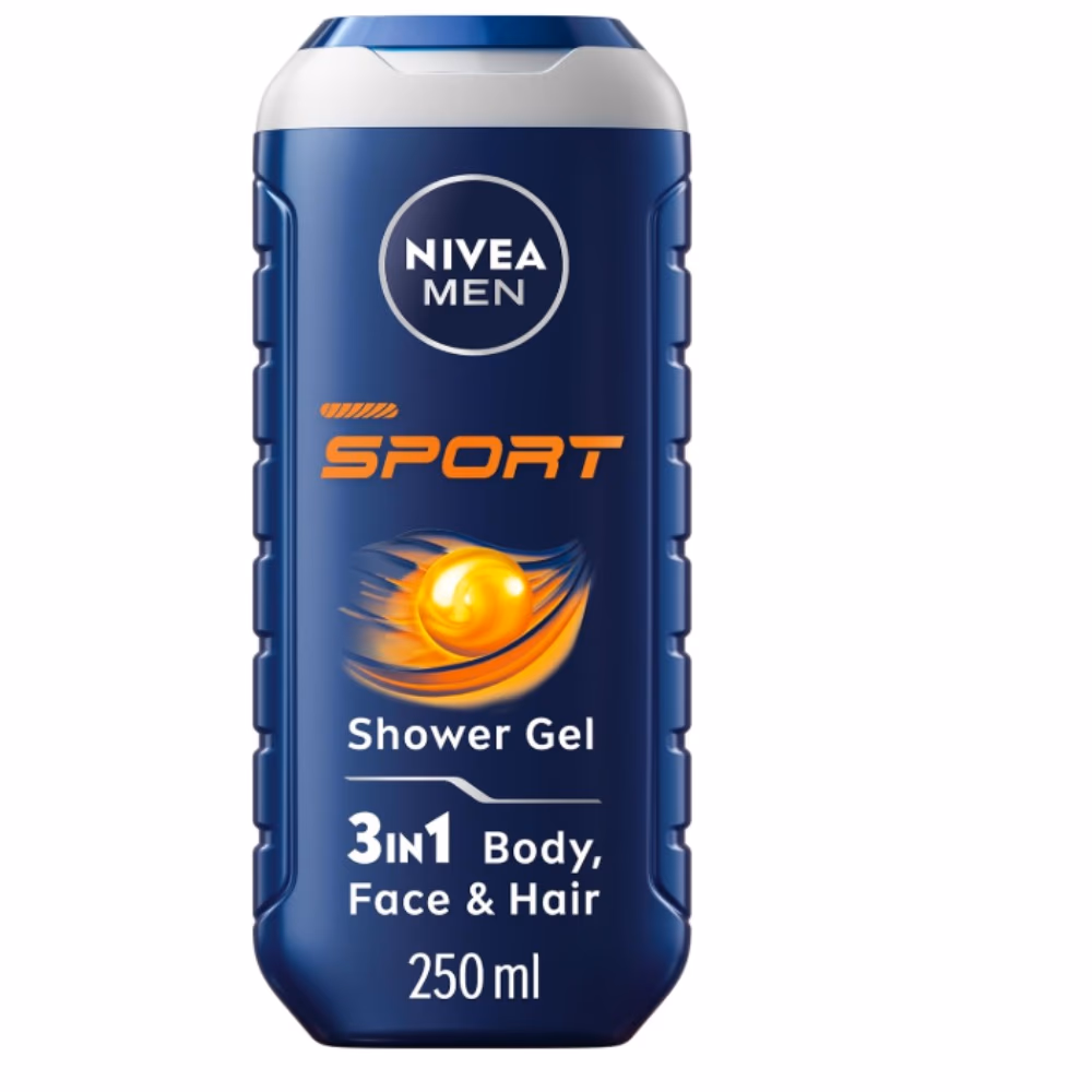 nivea men sport 3 in 1 shower gel 250ml 1