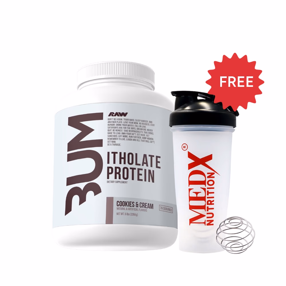 Raw Cbum Itholate Protein Cookies And Cream 2.2kg