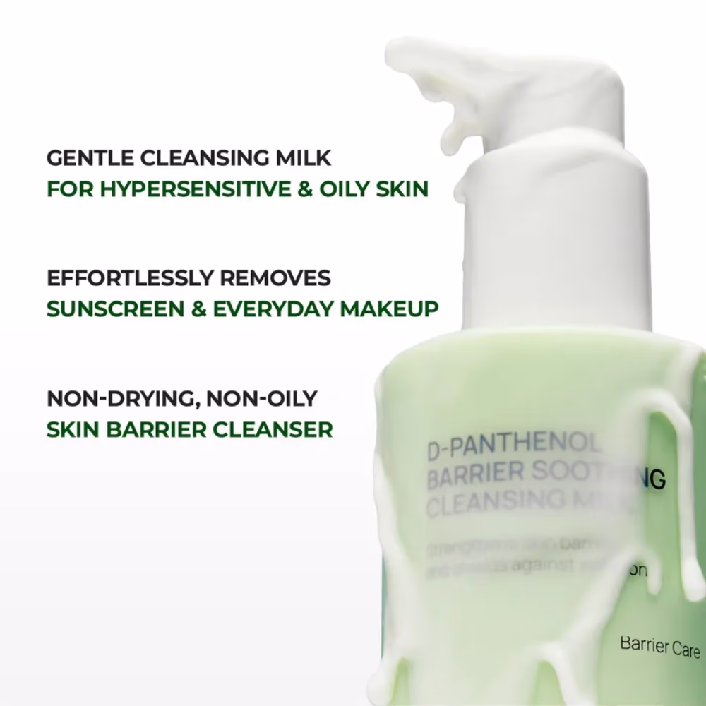 Jumiso D-Panthenol Barrier Soothing Cleansing Milk – Gentle Face Cleanser for Sensitive Skin, 200ml 3