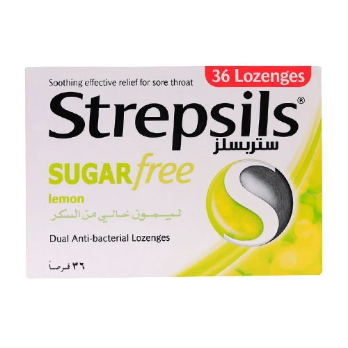 Strepsils Lemon Sugar Free - 36 Lozenges 1