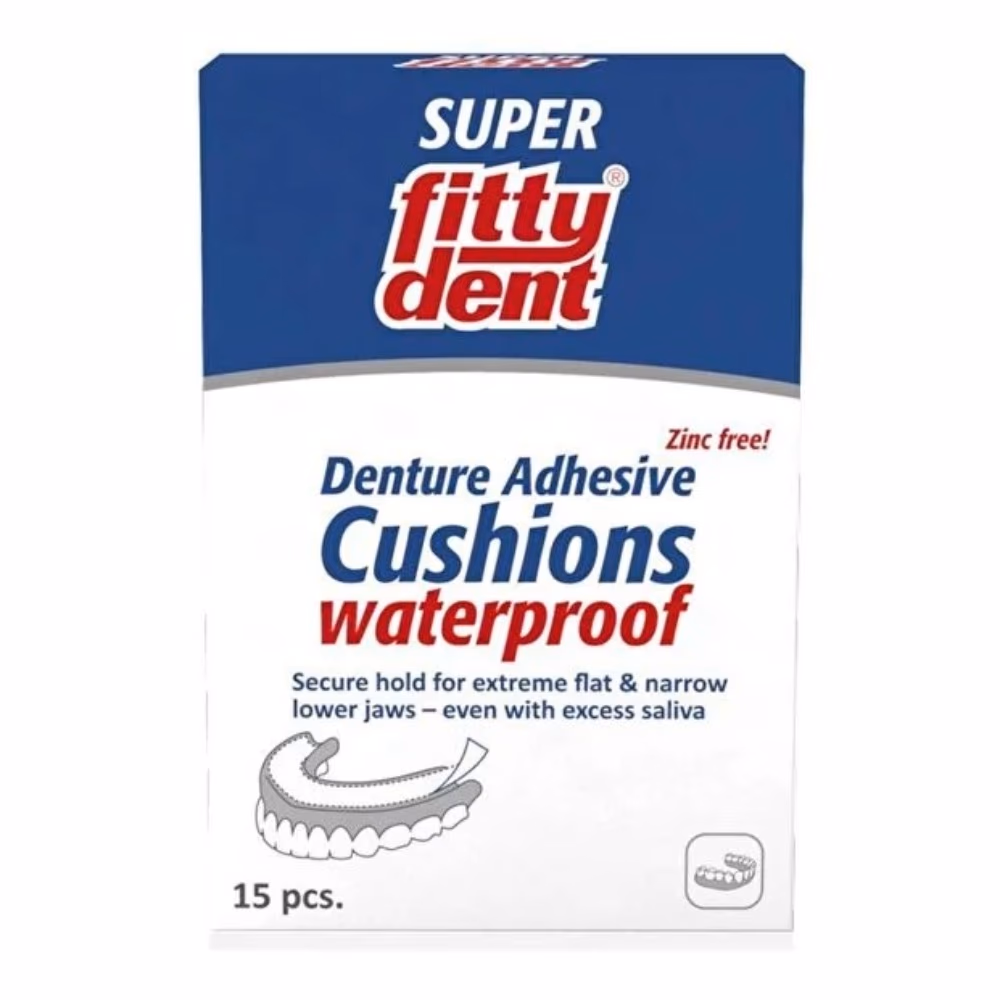 Fittydent Super Denture Adhesive Cushions 15s