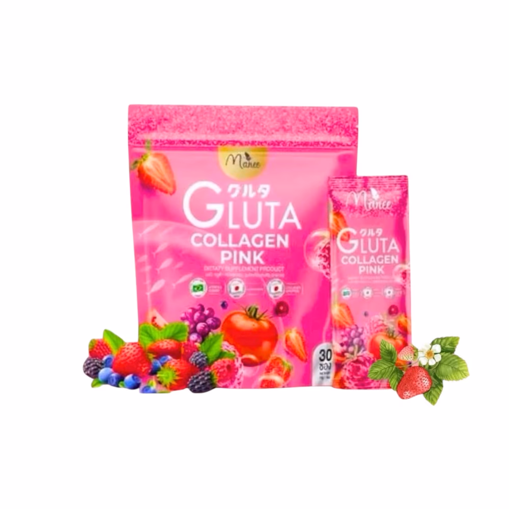 Manee Gluta Collagen Pink 30s 1