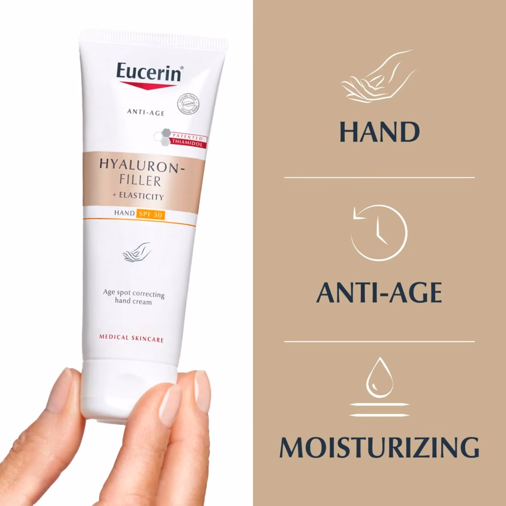Eucerin Hyaluron Filler + Elasticity Hand Cream SPF 30 Age Spot Correcting Hand Cream 75ml 5