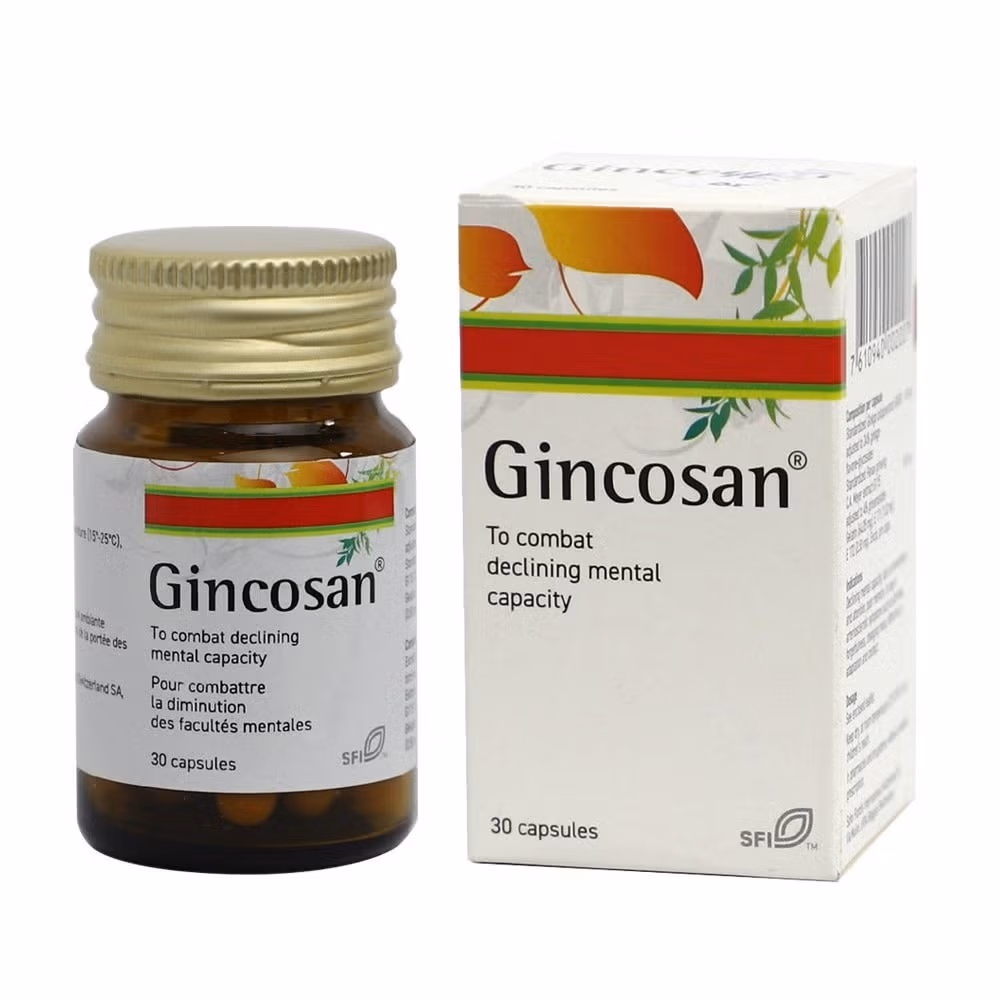 Gincosan Hard Gelatin Capsules – 30 Capsules 3