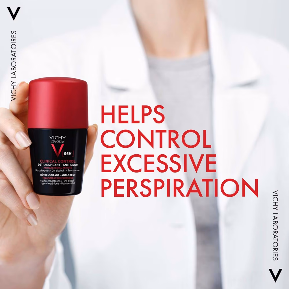 Vichy Clinical Control 96Hr Roll-On Black 2