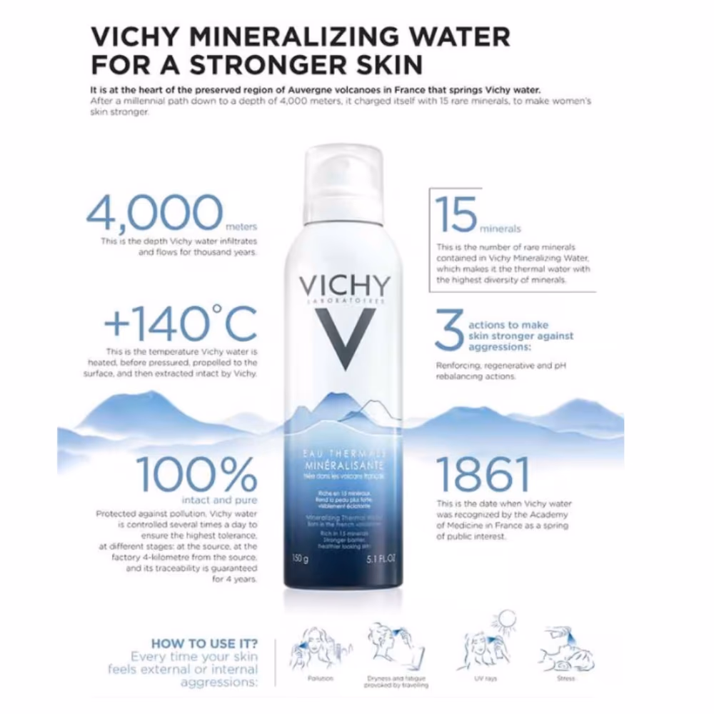 Vichy Thermal Spa Water Spray 150 ml 2