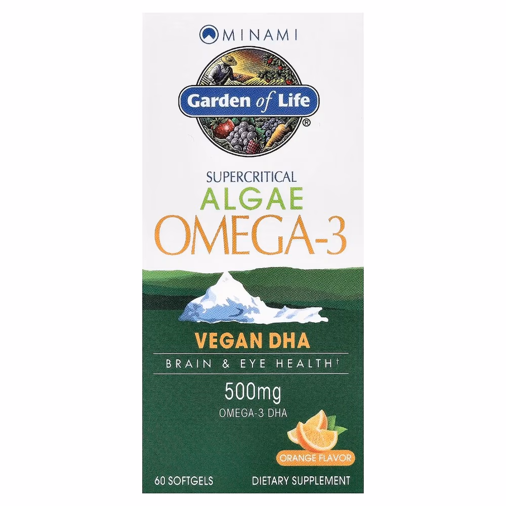 Garden OfLife Algae Omega-3 SoftGel 60S 1
