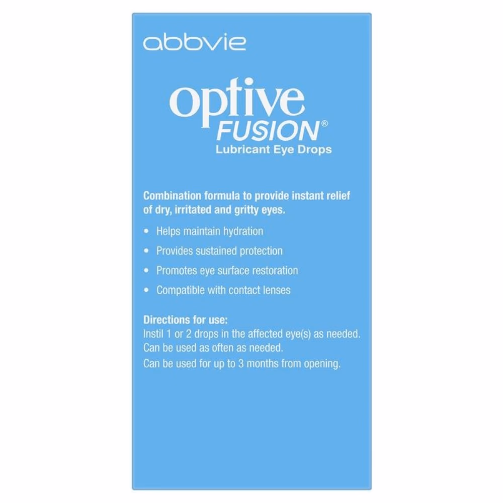 Optive Fusion Eye Drops 10Ml 4