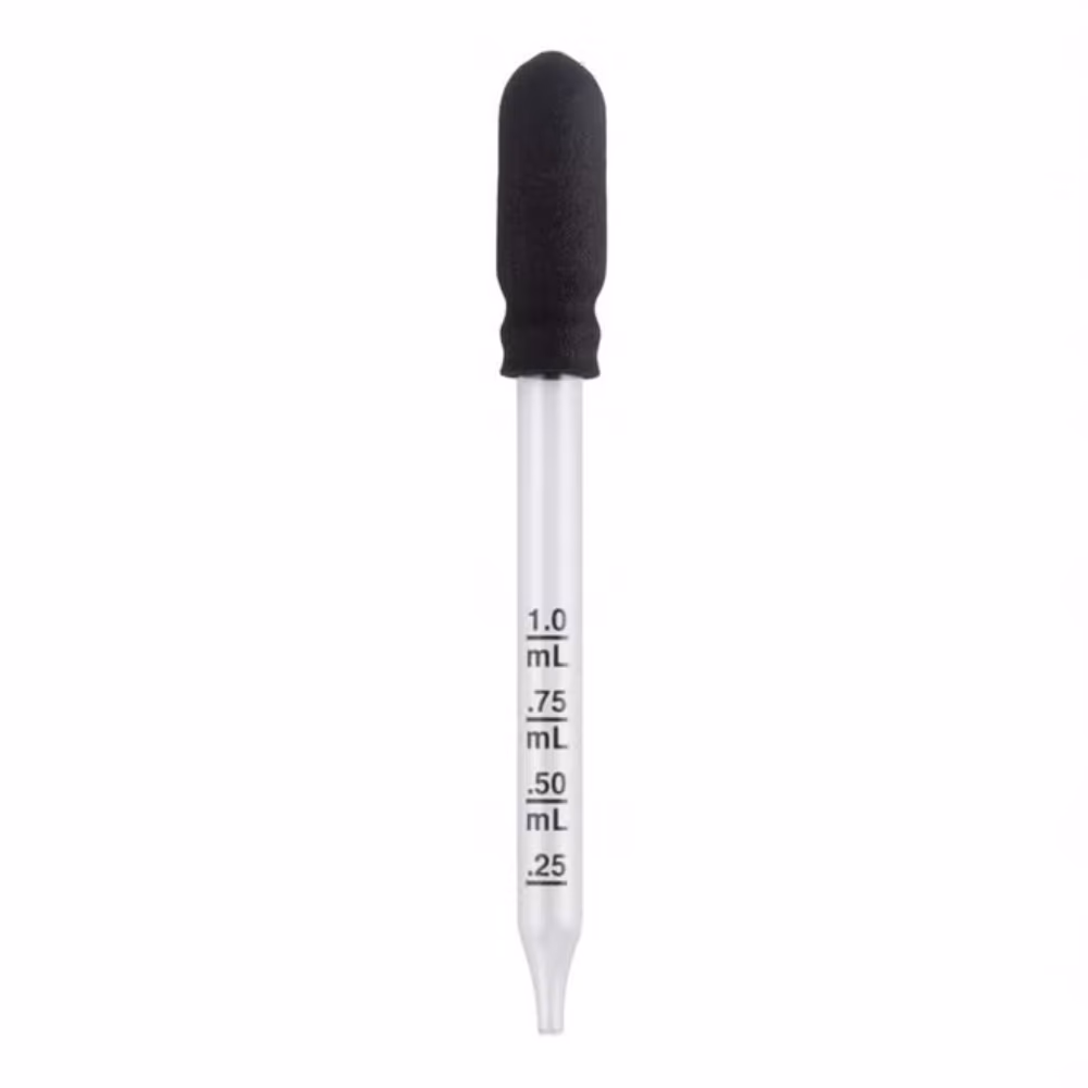 Ezycare Straight Tip Glass Medicine Dropper  3