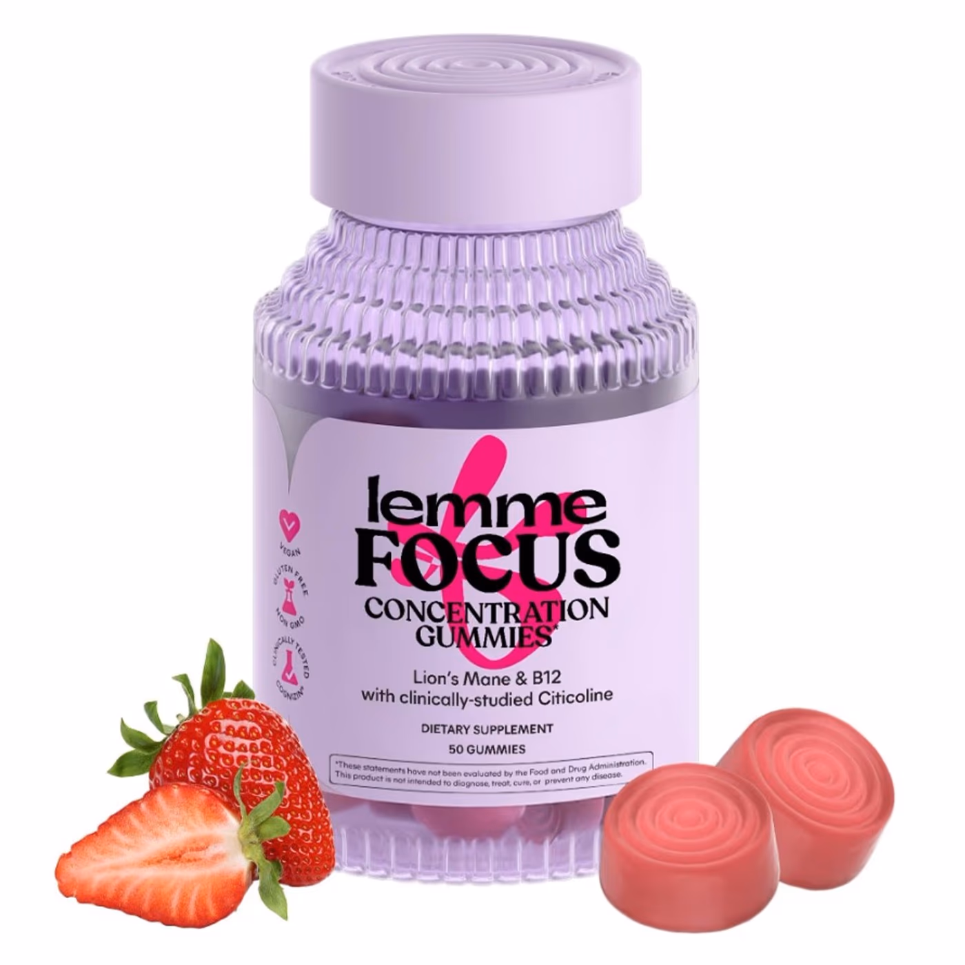 Lemme Focus Concentration 50 Gummies 1