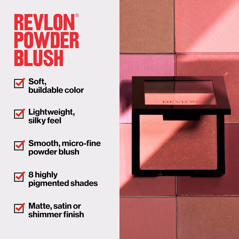 Revlon Powder Blush 003 - Mauvelous Silky, blendable blush in a soft mauve shade for a natural, radiant flush. 2