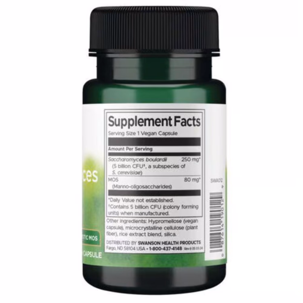 SWANSON SACCHAROMYCES BOULARDI CAPS 30S 2