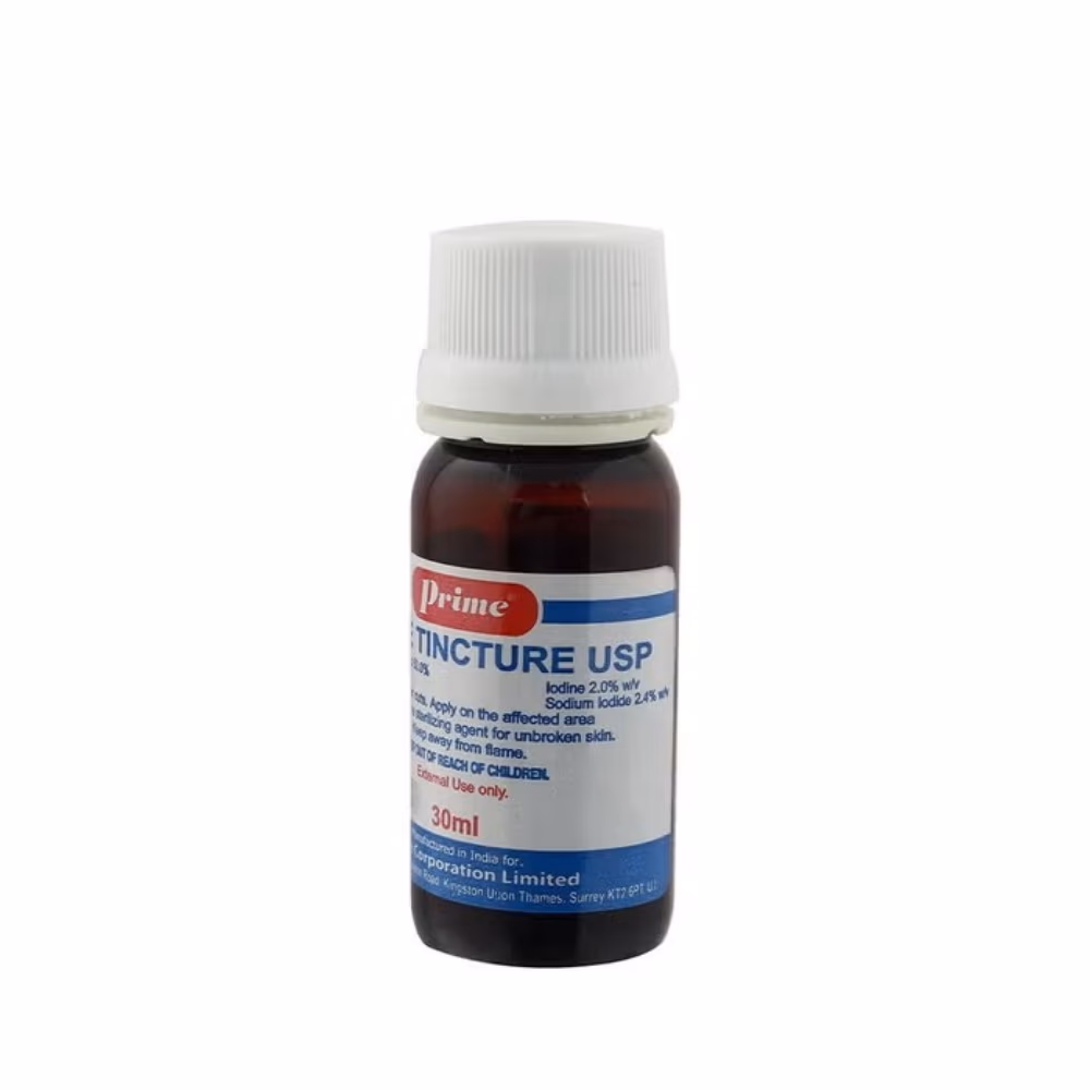 Prime Antispetic Iodine Tincture 30ml 2