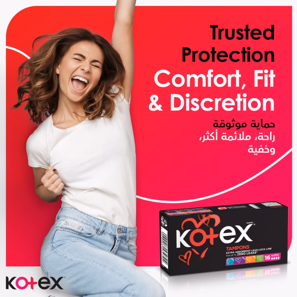 Kotex Tampons Super 16s 4