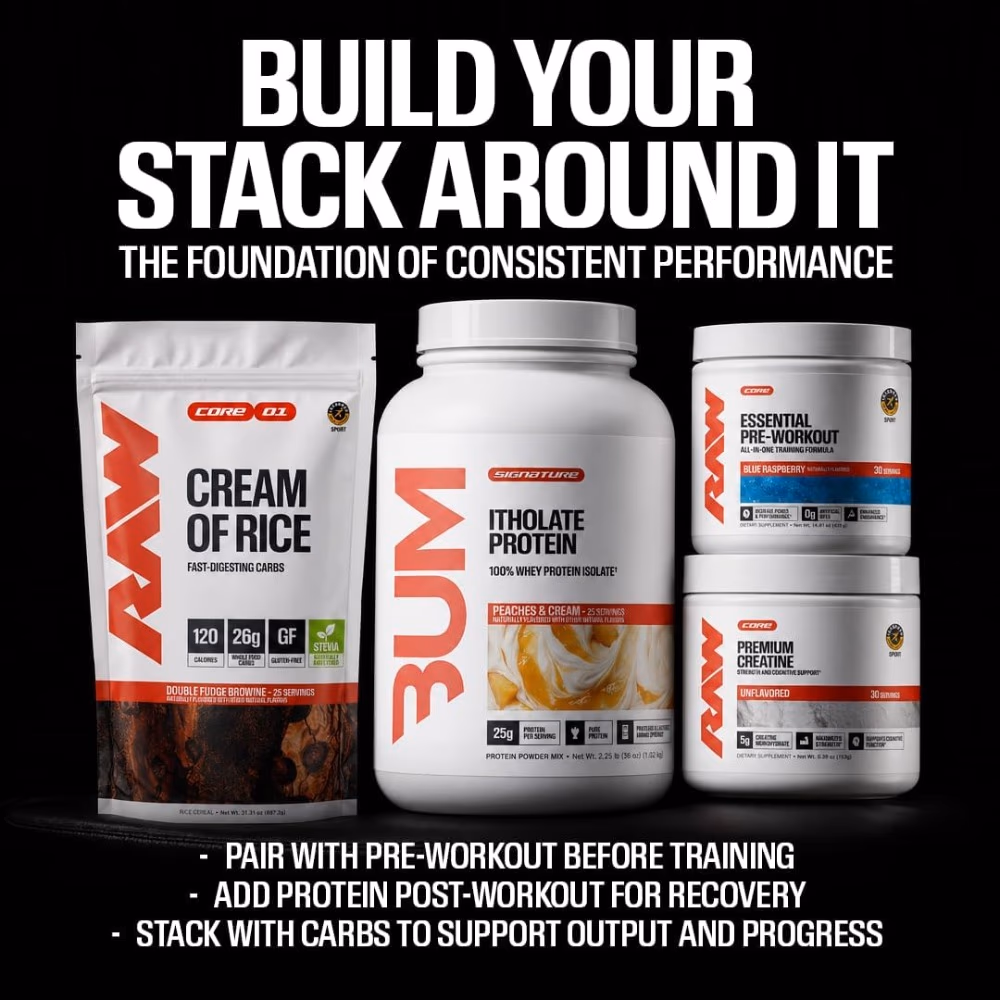 Raw Nutrition Premium Creatine 225gm – Unflavored | Strength and Cognitive Support | Pack of 2 (100 Servings) 3