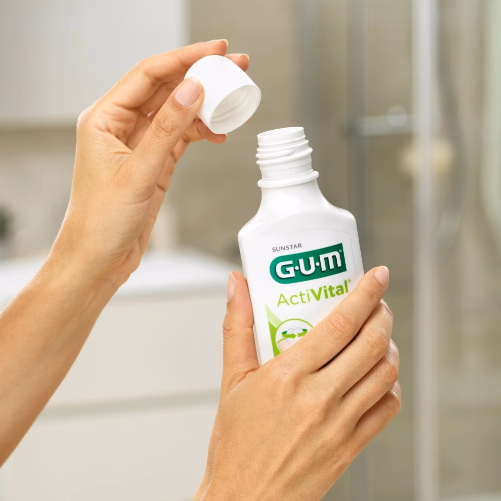 GUM ActiVital Mouthwash 300ml - With Coenzyme Q10 and LAE 4