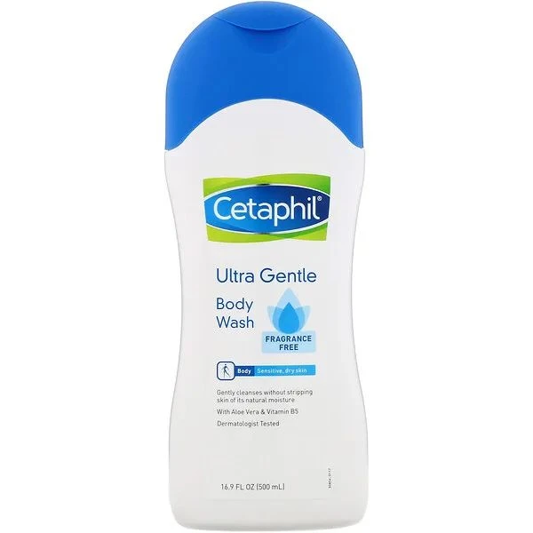 Cetaphil Ultra Gentle Fragrance Free Body Wash 500ml