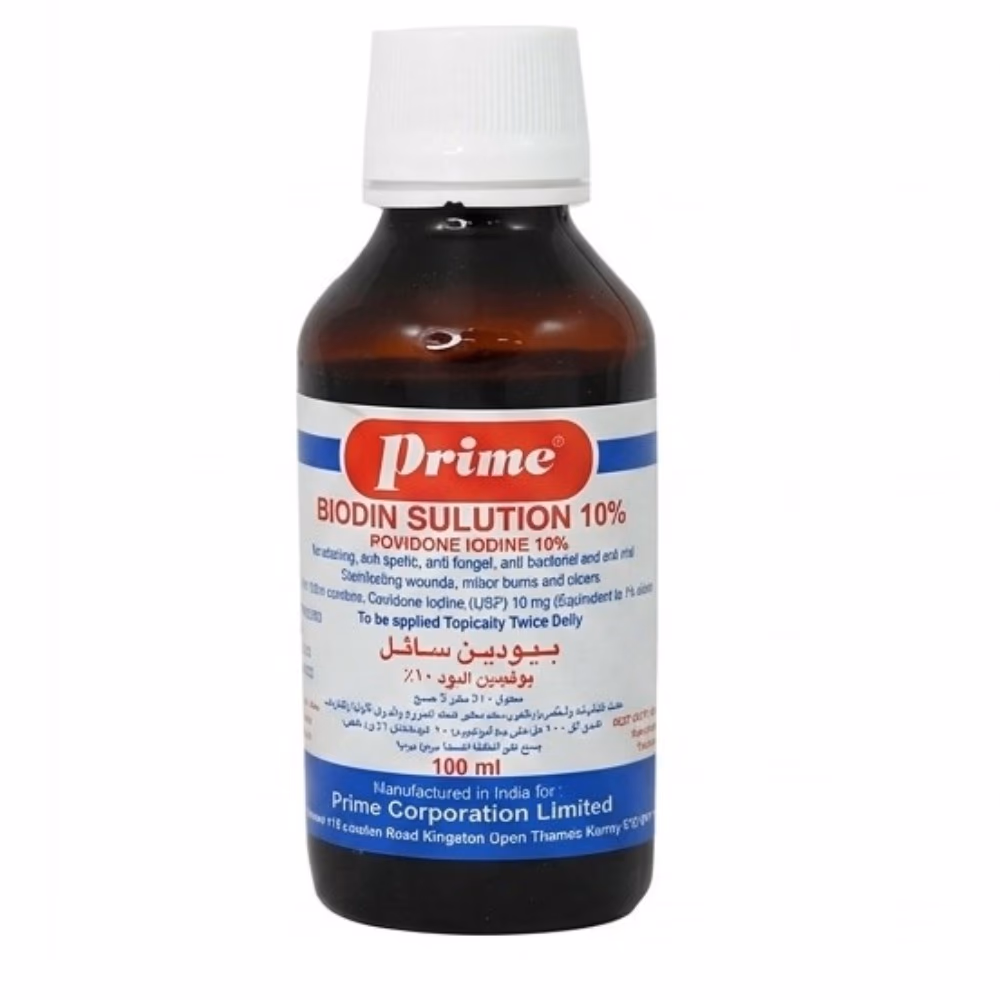 Prime Biodin Iodine Solution 100ml