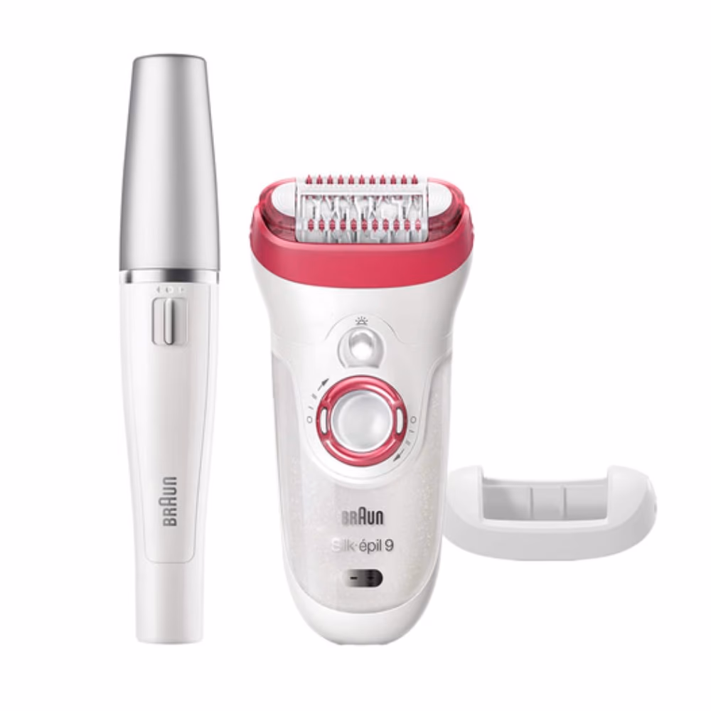 Braun Silk-épil 9 9-538 Bonus Edition - Wet & Dry Cordless Epilator with 2 Extras, Including a Face Epilator 1