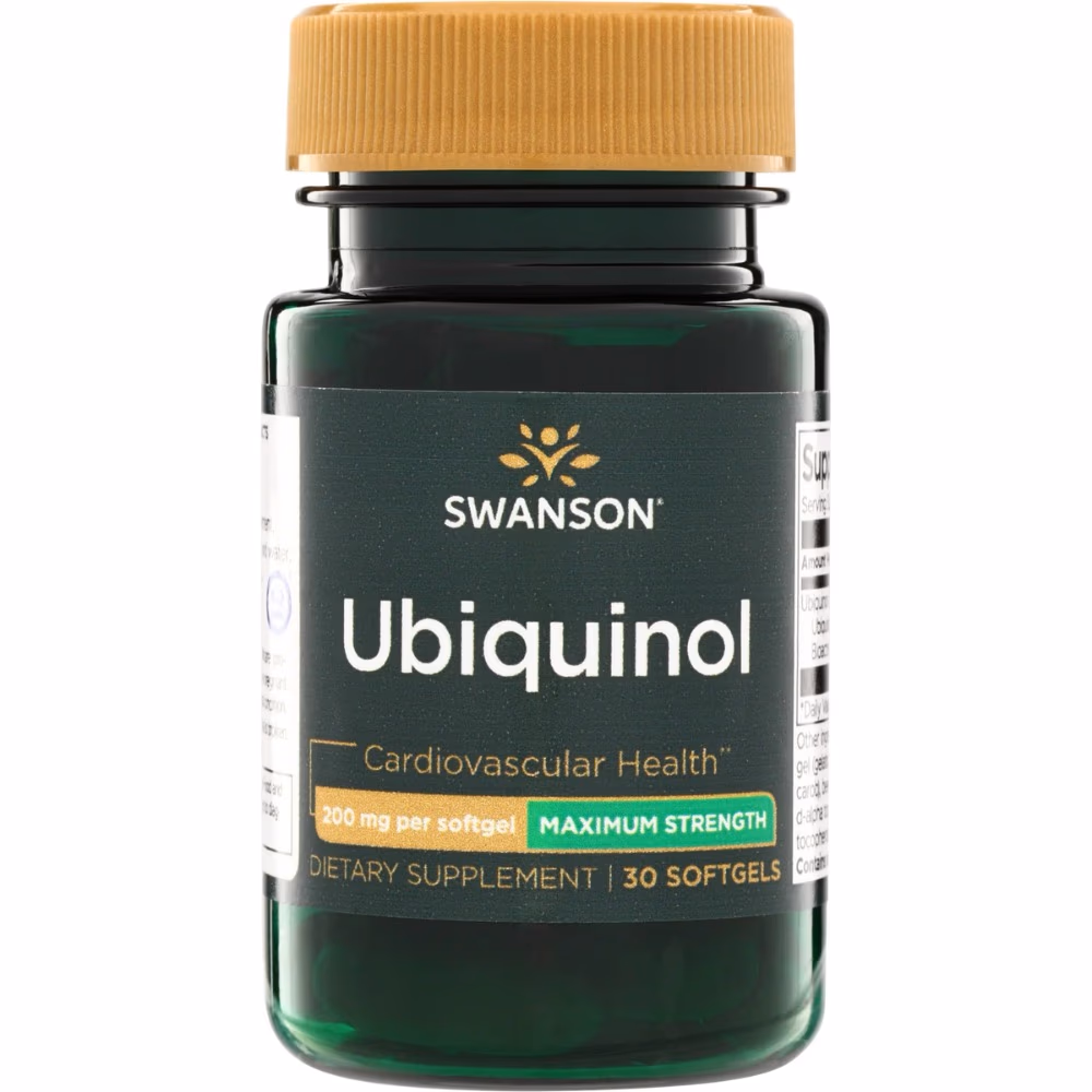Swanson Ubiquinol 200mg-30 Softgels