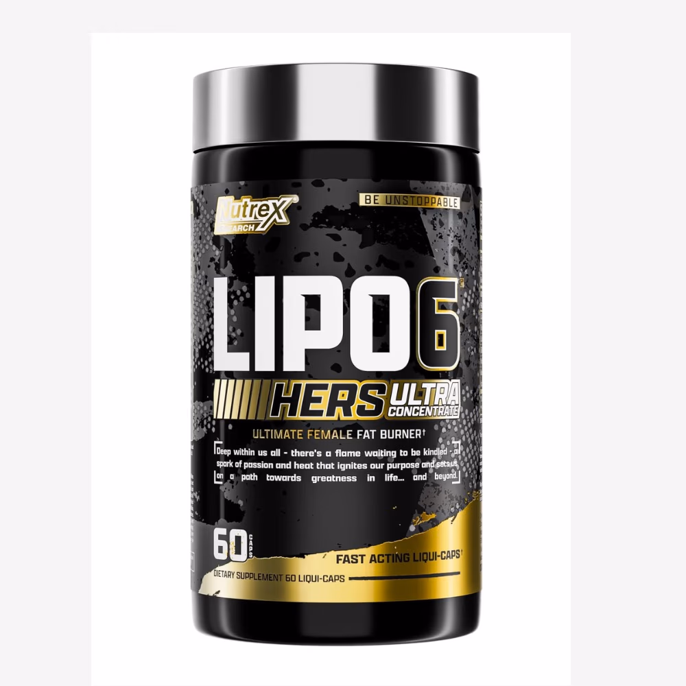 Nutrex Lipo-6 Black Hers – 60 Capsules | Advanced Fat Burner for Women