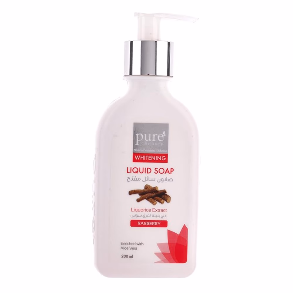 Pure Beauty Whitening Liquid Soap Raspberry 200ml  1