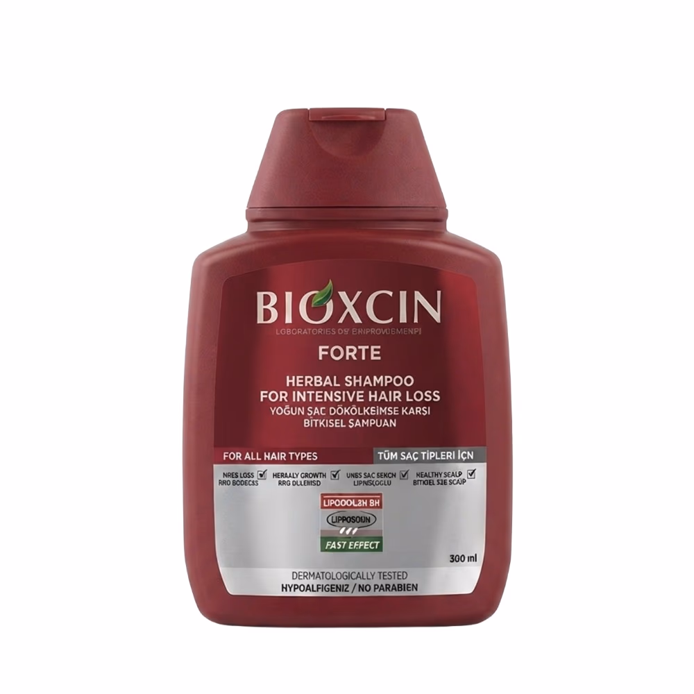 Bioxcin Forte Herbal Shampoo for Intensive Hair Loss with Patented BioComplex B11, Procyanidin and Honey for All Hair Types 300ml 1