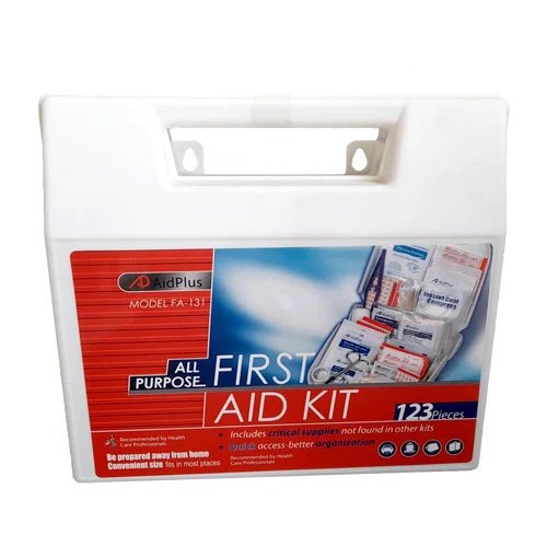 Aid Plus FA-131 First Aid Kit – 123 Pieces, Serves Up to 25 People 1