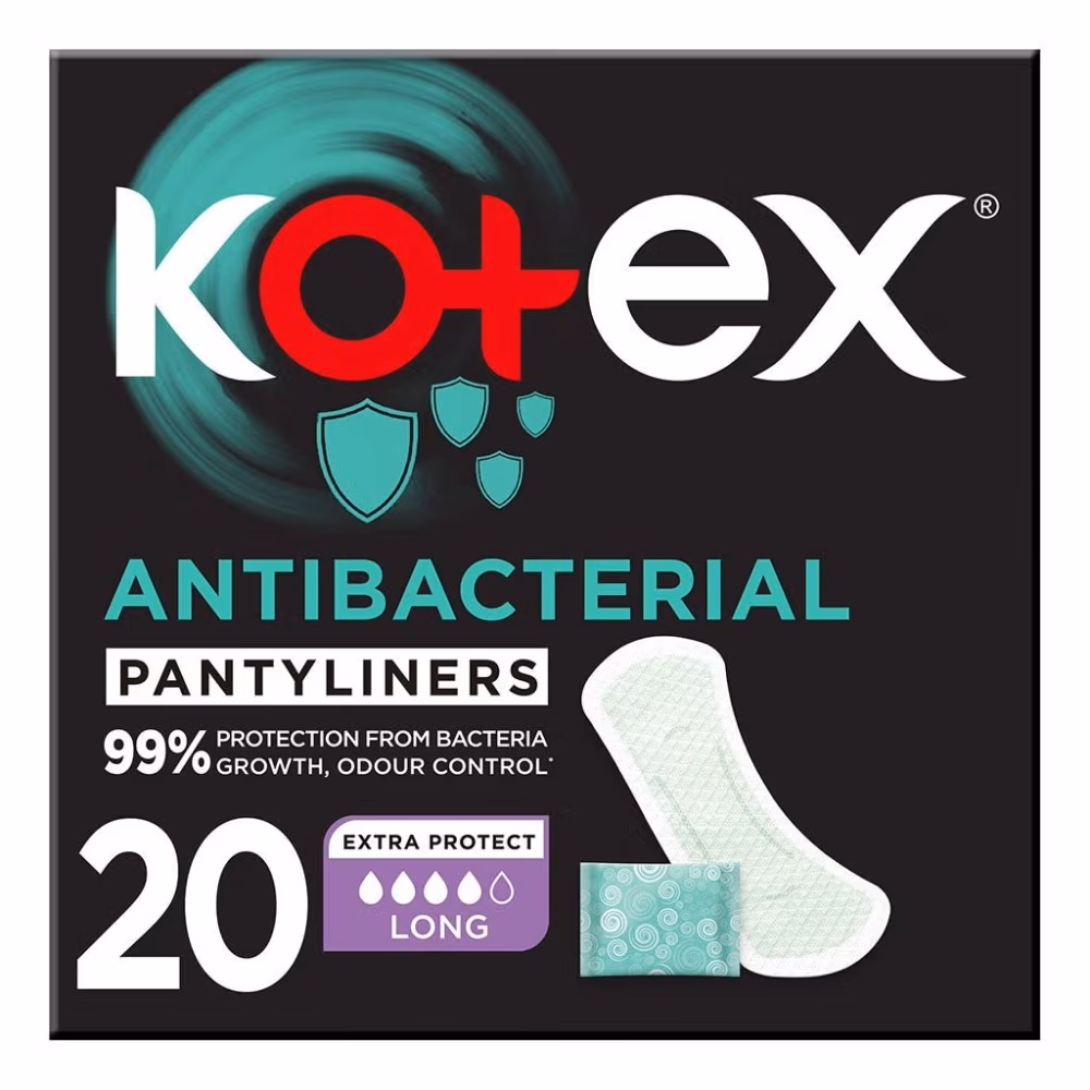 Kotex Antibacterial liners Long Scented 20s