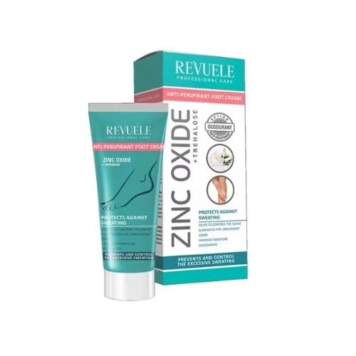 Revuele Zinc Oxide + Trehalose Anti-Perspirant Foot Cream 80ml 1