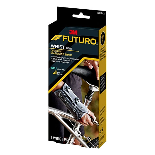 3M Futuro Wrist Custom Fit Stabilizing Brace (601602) - Right Hand - Adjustable Size - 1 Wrist Brace 1