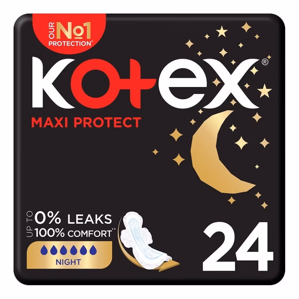 Kotex Maxi Protect Night 24s 1