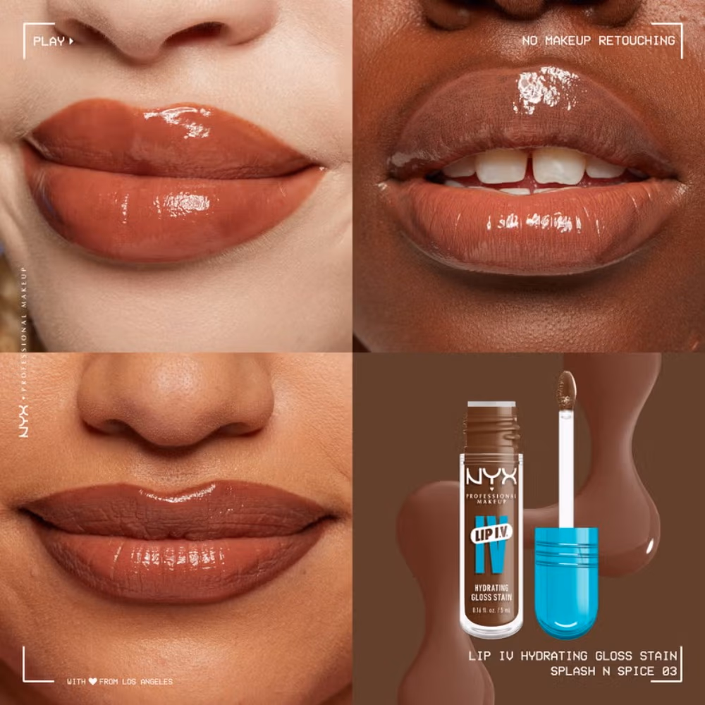 NYX Lip IV Hydrating Gloss Serum Hydra Honey 5ML 1