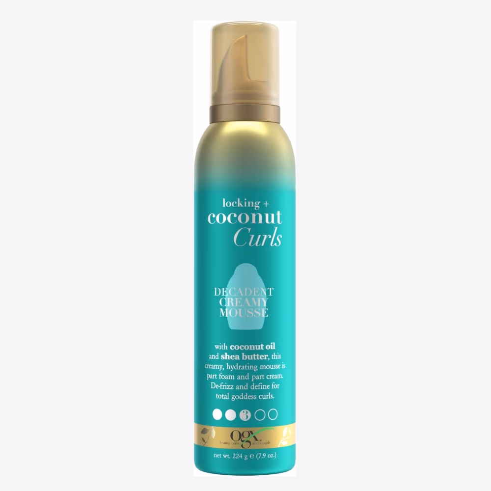 OGX Coconut Curls Decadent Creamy Mousse 224g 1