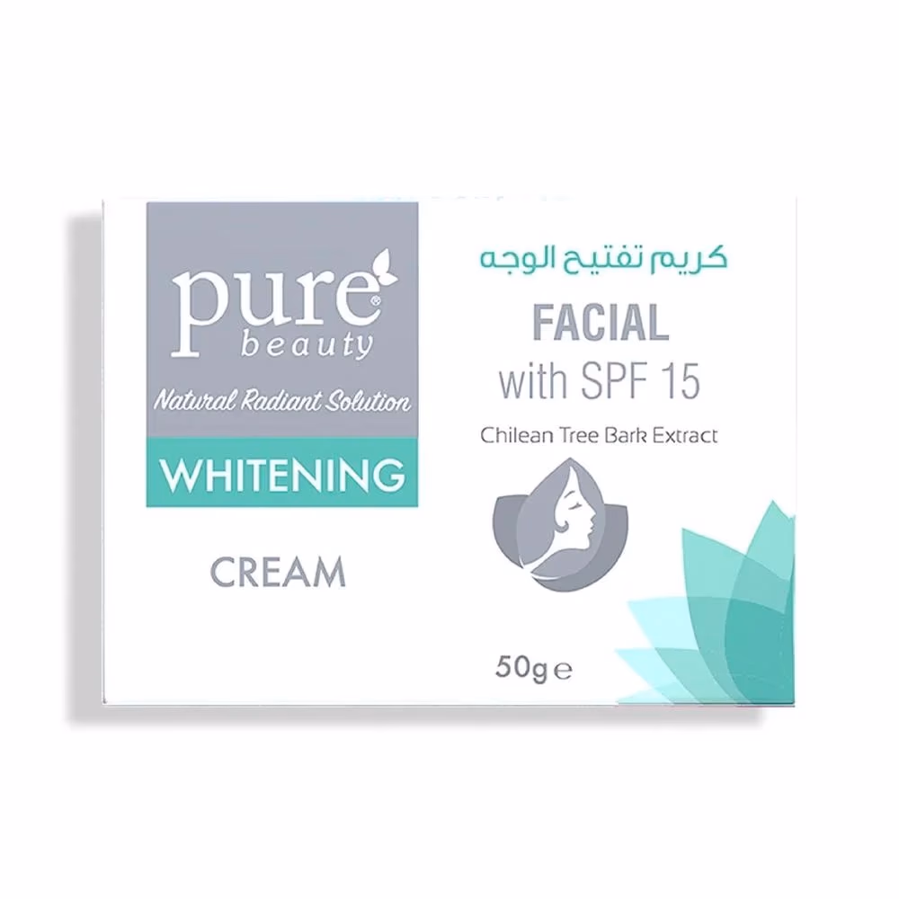 Pure Beauty Whitening Facial Cream with SPF15 50gm