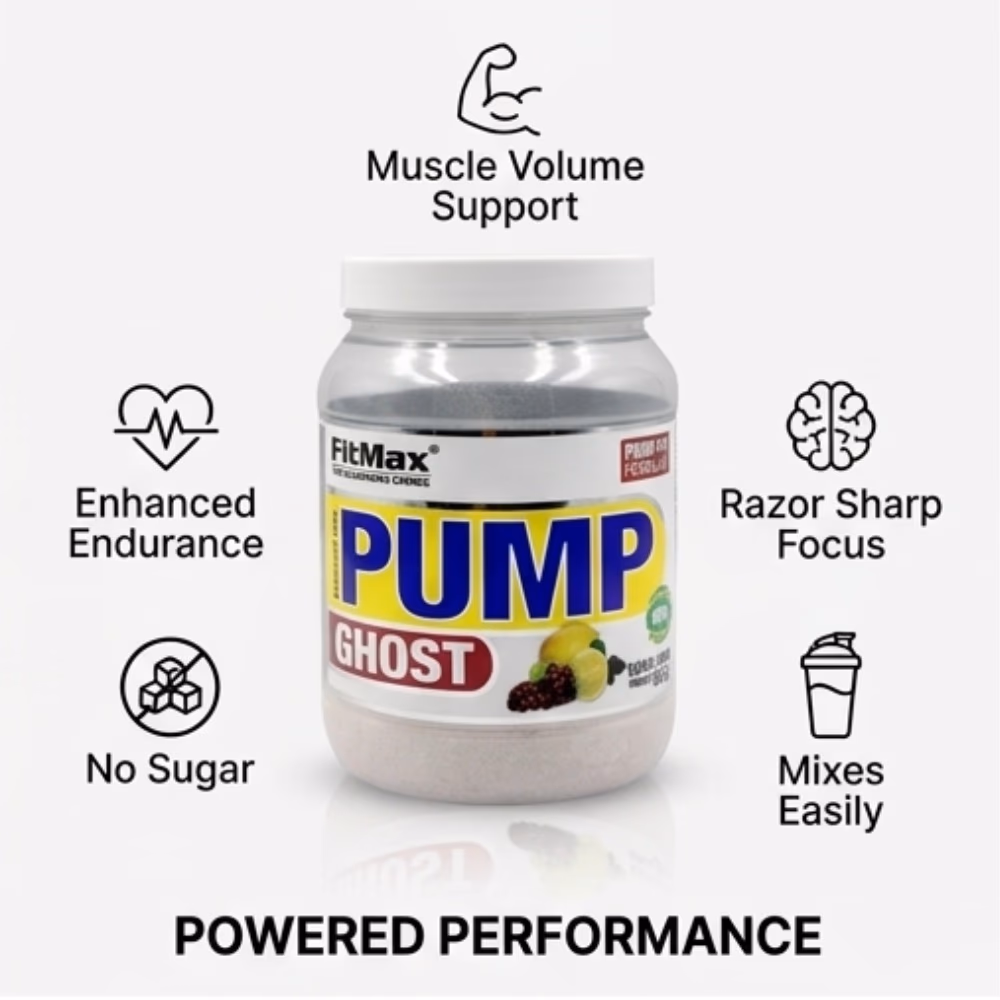 FitMax Pump Ghost Powder 450gm - Grape Lemon Flavor 3