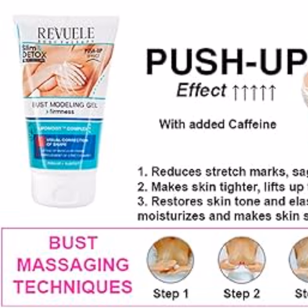 Revuele Bust Modelling Gel with Caffeine 150ml 3