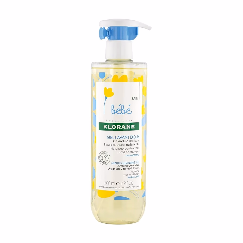 Klorane Baby Gentle Cleansing Gel With Pump 500ml 1
