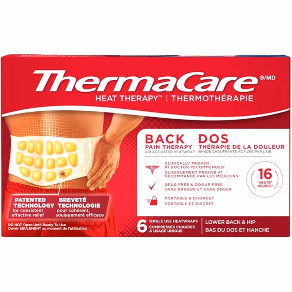 ThermaCare Back Pain Heat Therapy- 6 Counts 1