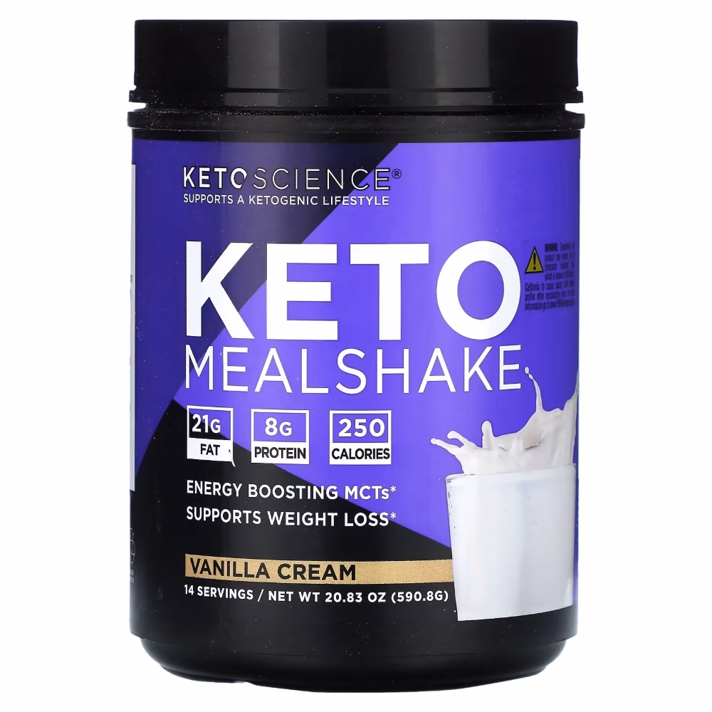 Keto Science Ketogenic Meal Shake 590gm - Vanilla Cream Flavor